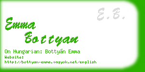 emma bottyan business card